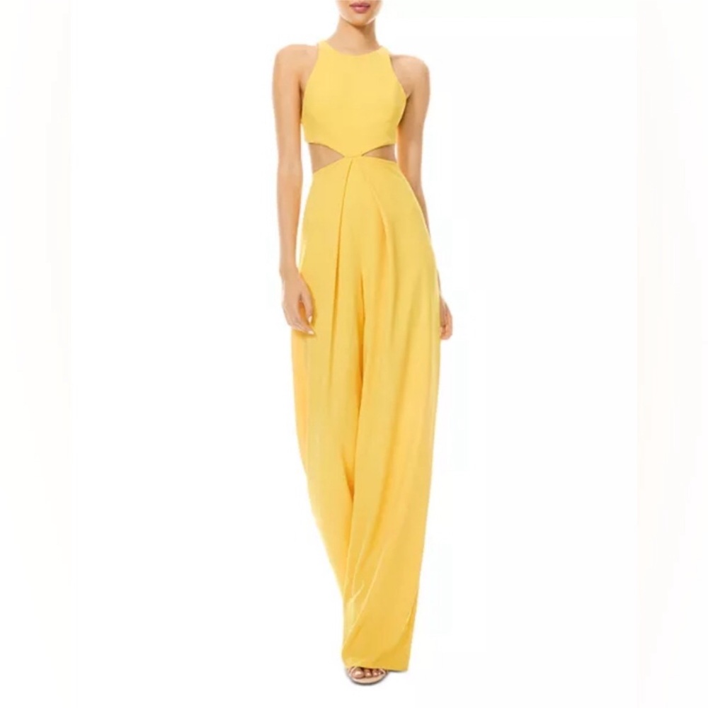 Alice + Olivia Elegant Yellow Jumpsuit